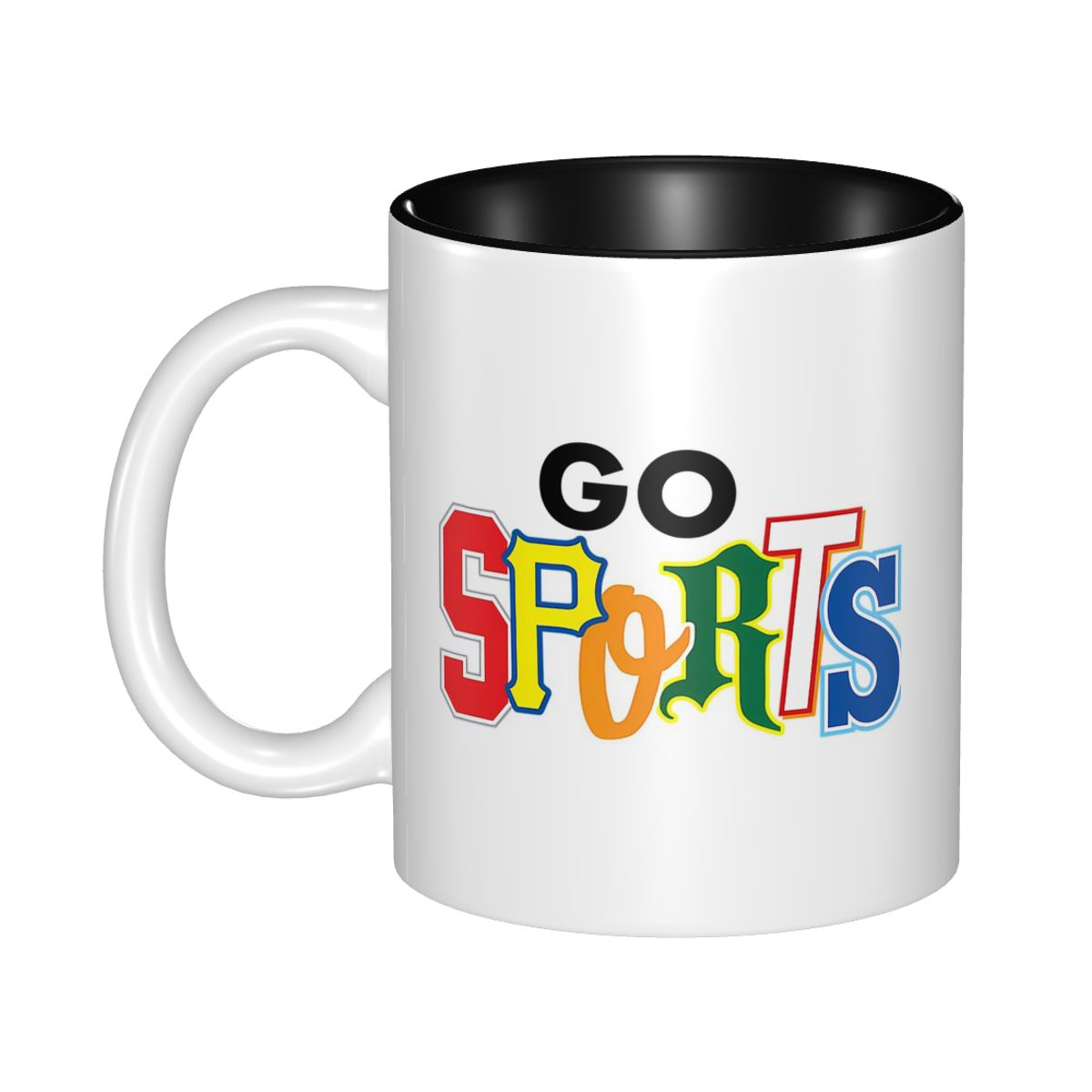 Coffee Tea Font - Tazza Go Sports con Diversi Stili