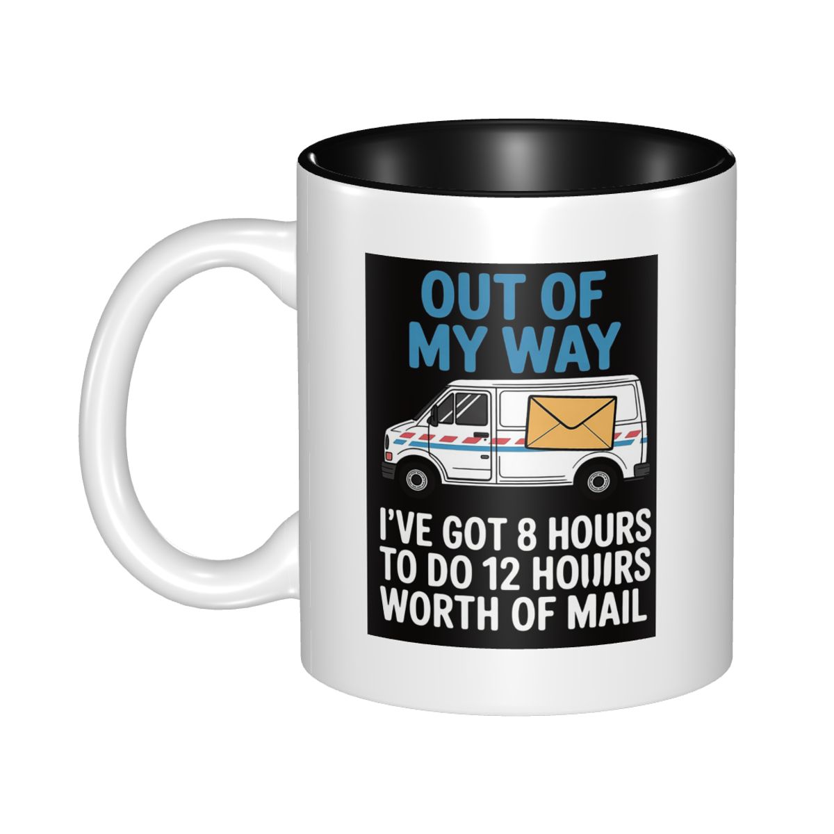 Coffee Tea Joke - Tazza in Ceramica per Camionisti e