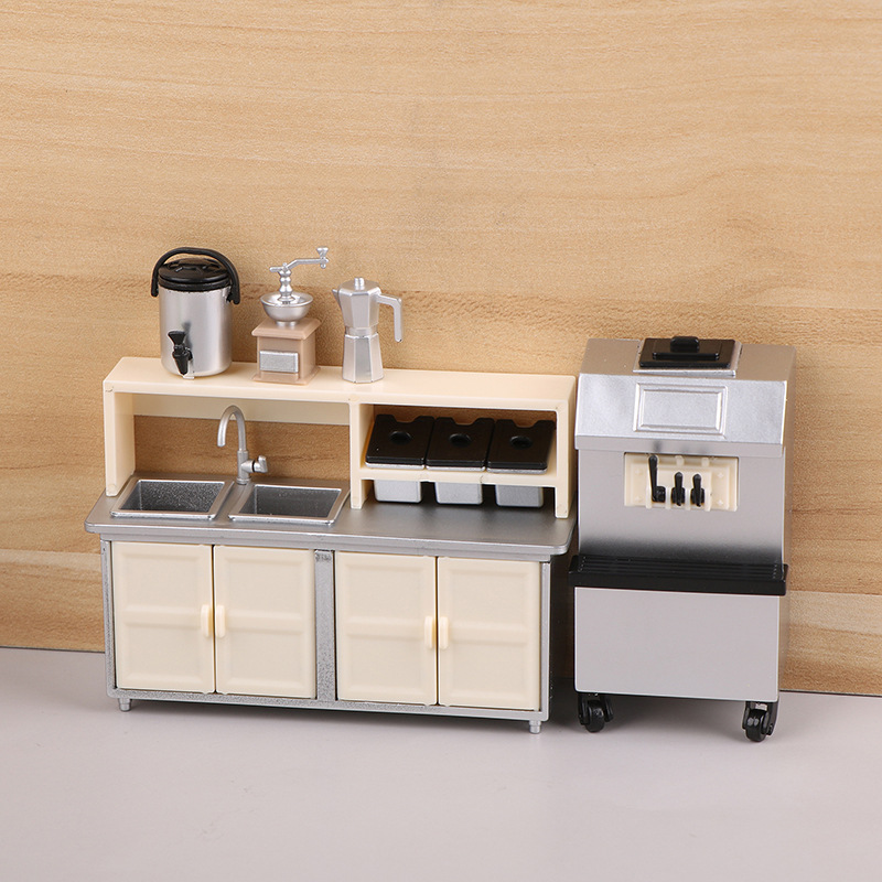 Coffee Tea Machine For Home - 1:12 Casa delle bambole Mini Latte