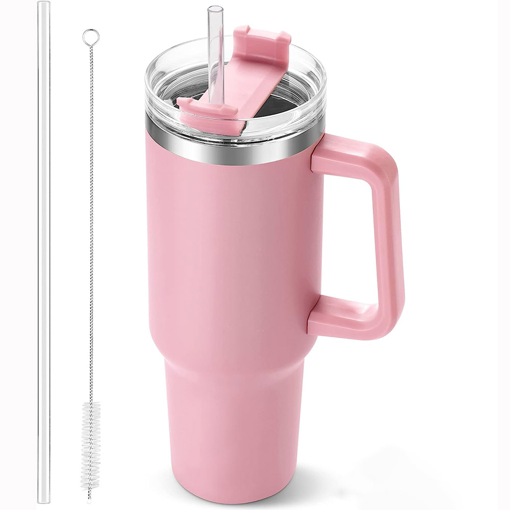Coffee Tea Tumbler - Bicchiere da 40 once con manico