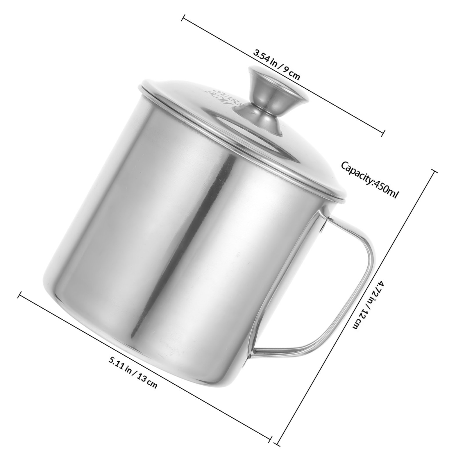 Tazza in Acciaio Inox a Doppio - Coffee Tea & Hot Chocolate recensione e prezzo