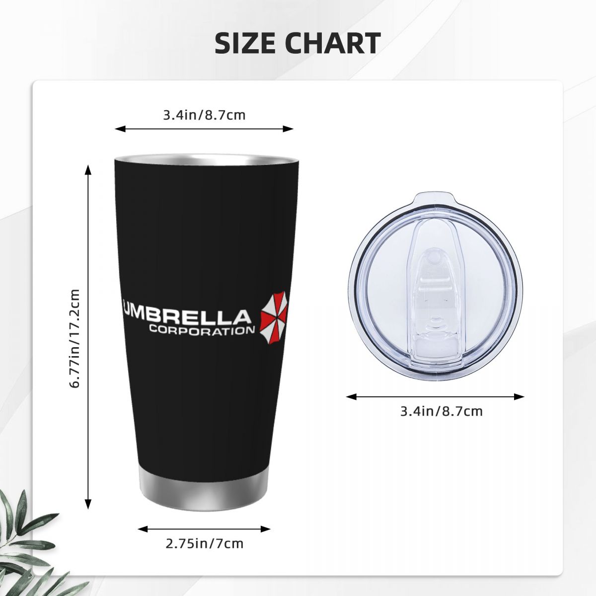 Umbrella Corporation Tumbler T - Coffee Tea Tumbler recensione e prezzo
