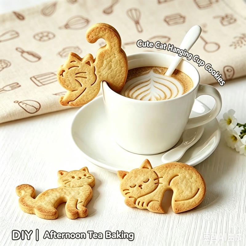 Tagliabiscotti a Forma di Gatt - Mug Tea Coffee recensione e prezzo