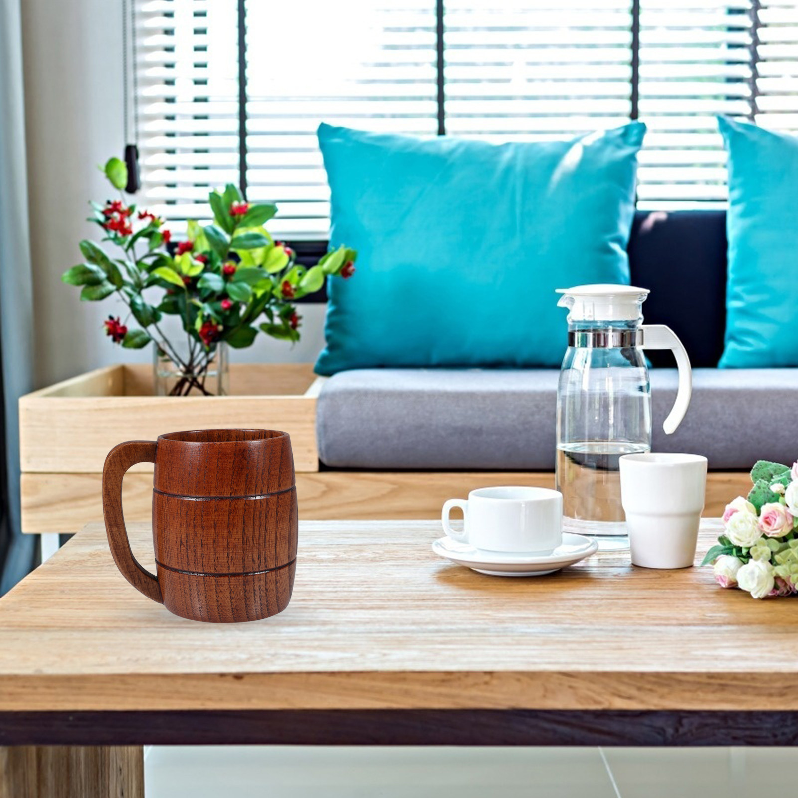 Tazza in Legno per Birra, Caff - Mug Tea Coffee recensione e prezzo