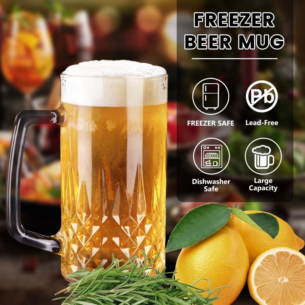 Set di 4 Tazze in Vetro Pesant - Mug Tea Coffee recensione e prezzo