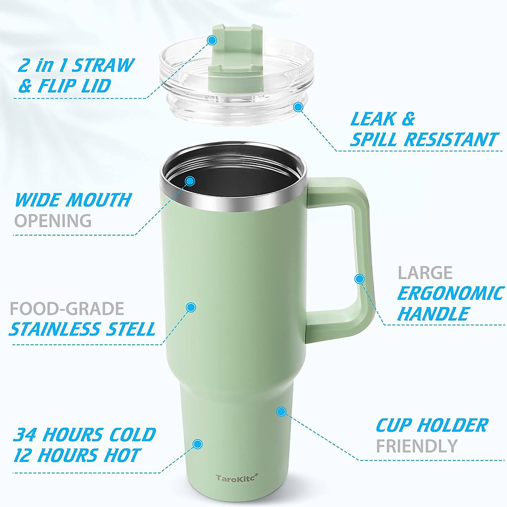 Bicchiere da 40 once con manic - Coffee Tea Tumbler recensione e prezzo