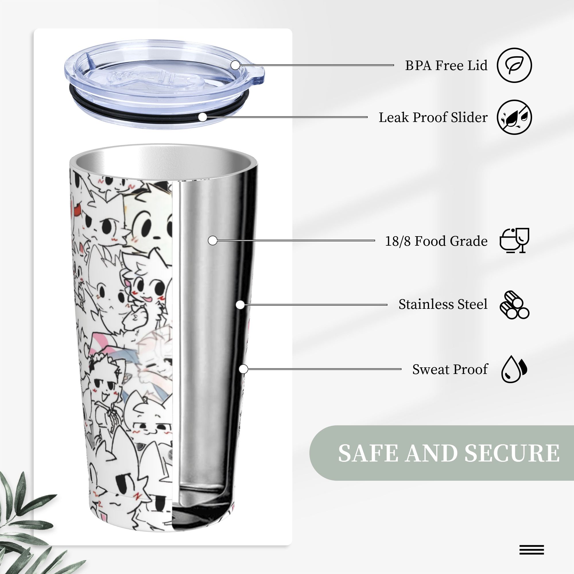 Boykissers Silly Tumbler - Taz - Coffee Tea Tumbler recensione e prezzo